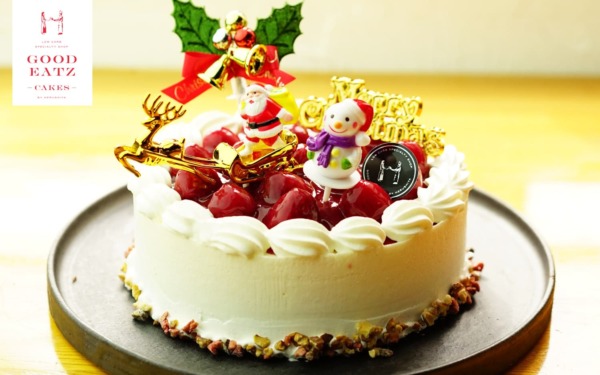 [低糖質]木苺レアチーズのクリスマスケーキ 0